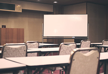 写真：翌日の会議利用にも対応